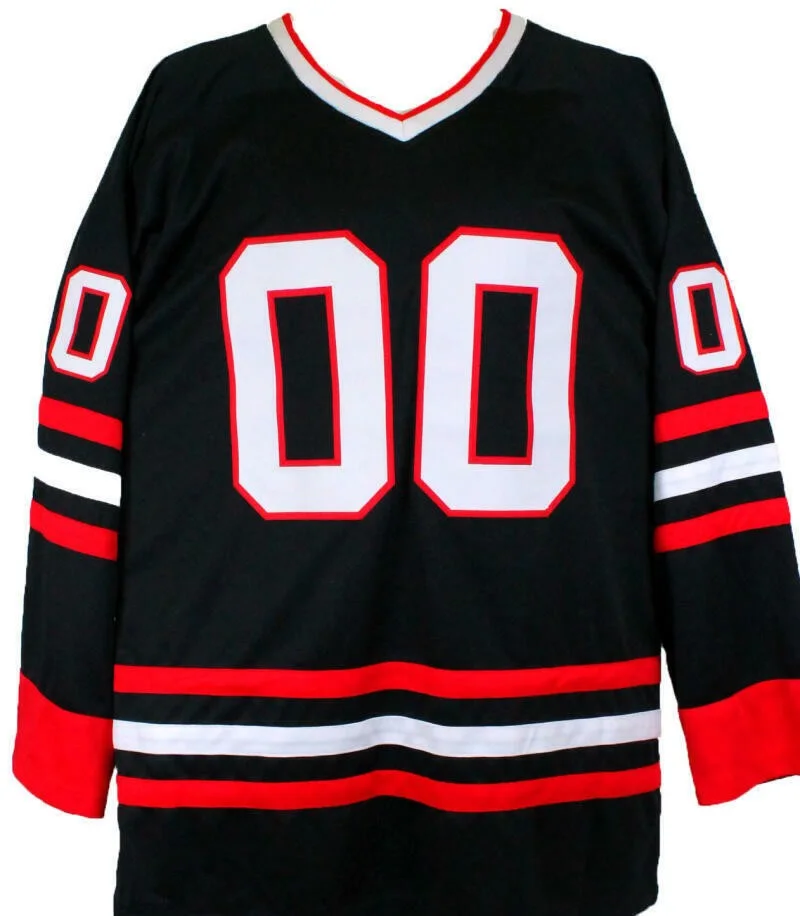 Chevy Chase — Chevy Chase Autographed Black Hockey Style Jersey - Beckett W Hologram, изображение 3