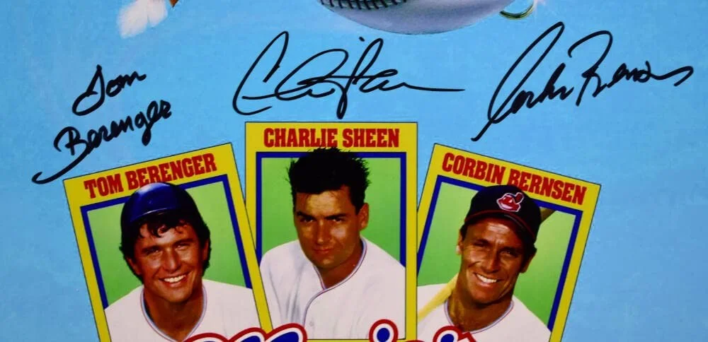 Charlie Sheen Tom Berenger Corbin Bernsen — Charlie Sheen Tom Berenger Corbin Bernsen Signed Major League 16x20 Photo- JSA W, изображение 5