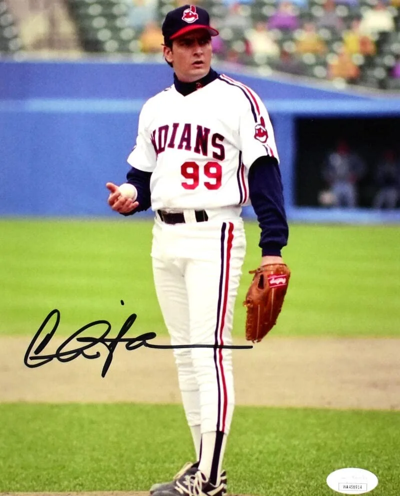 Charlie Sheen — Charlie Sheen Autographed Major League 8x10 On Mound Photo - JSA W *Black, image 3