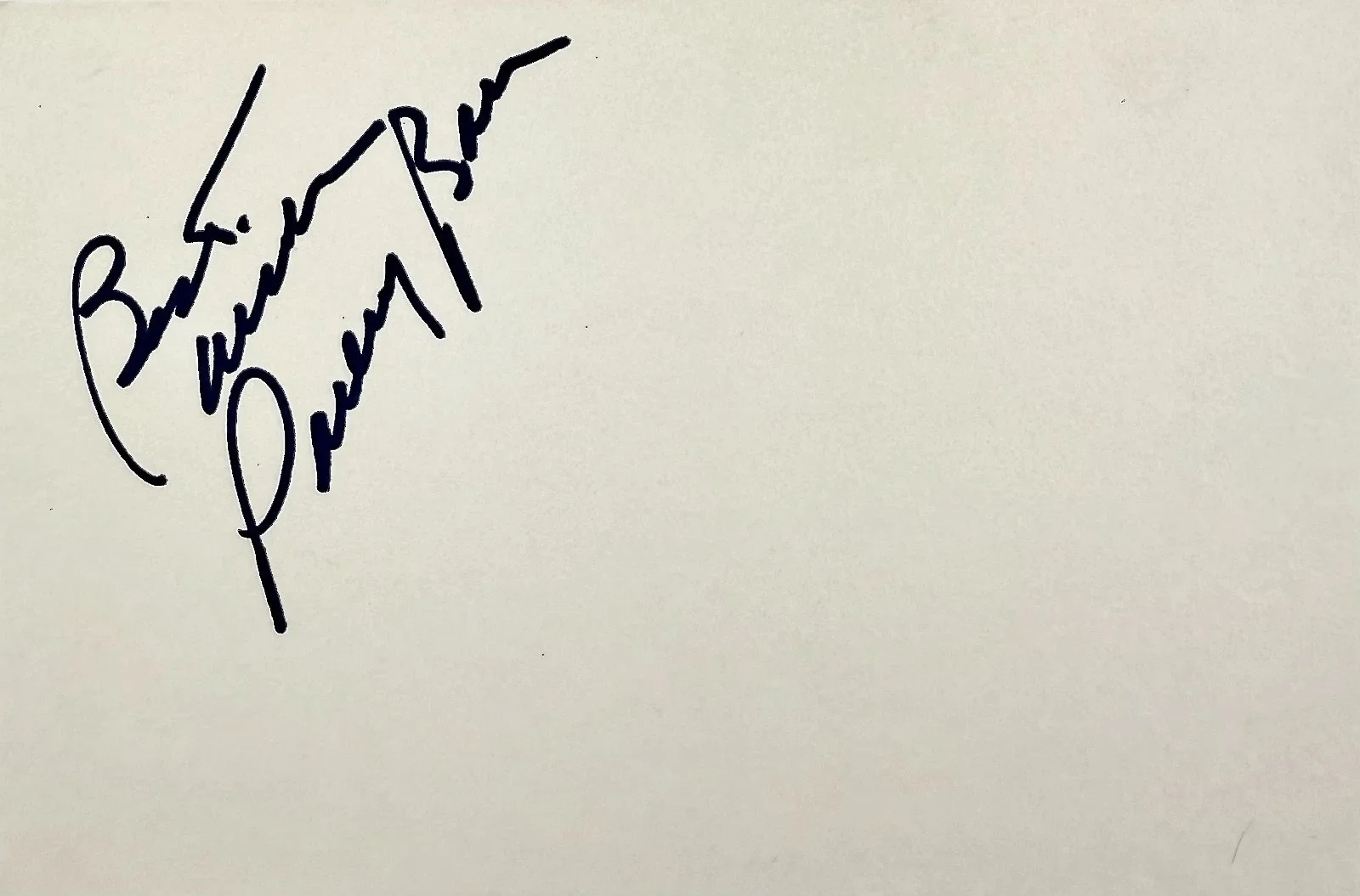 Parley Baer — PARLEY BAER Signed Autograph 4"x 6" INDEX CARD Mayor of The Andy Griffith Show, image 4