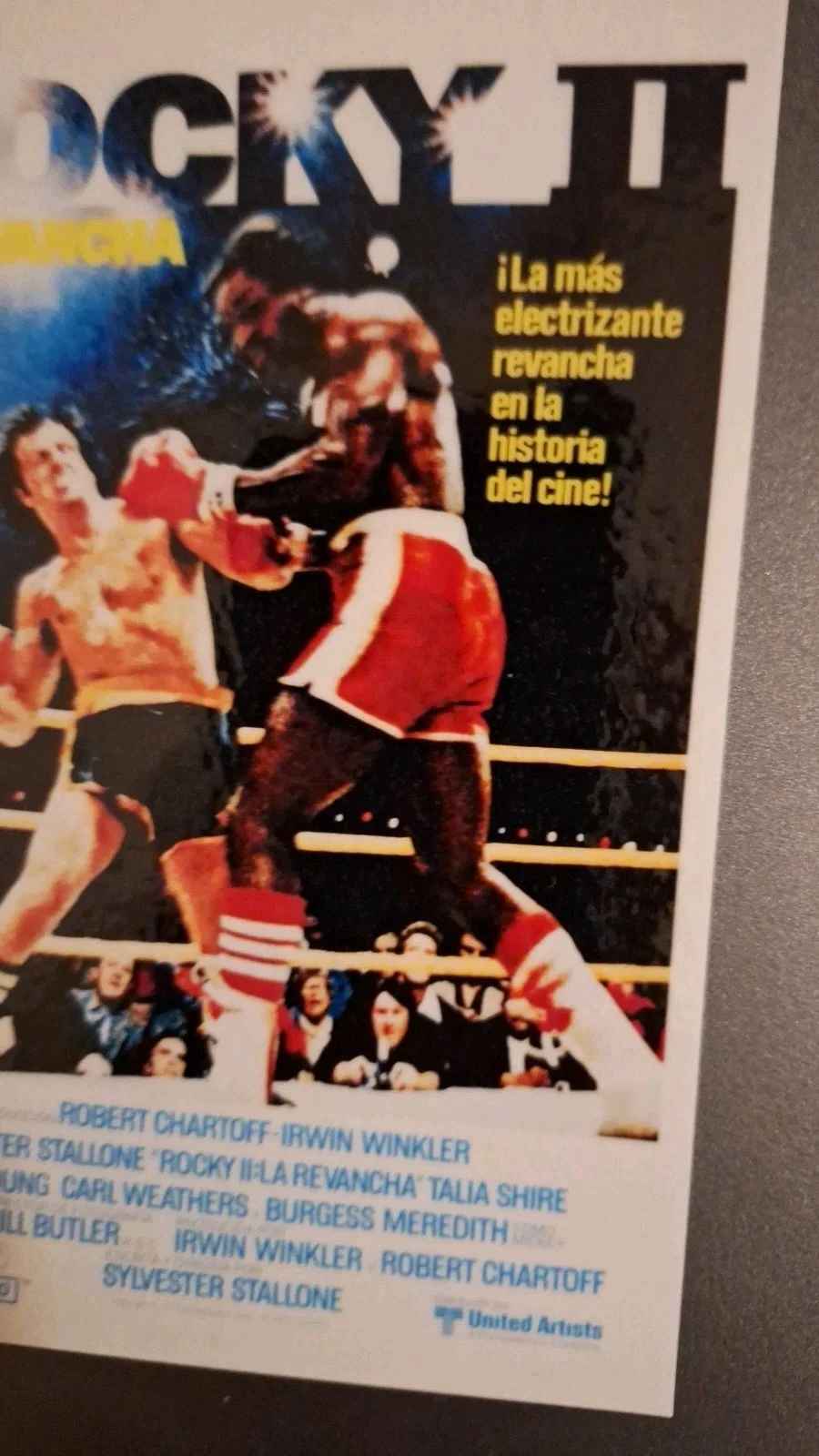 "Rocky II" 1979 Theatrical Film Release Poster Fine Art Modern Postcard, изображение 5
