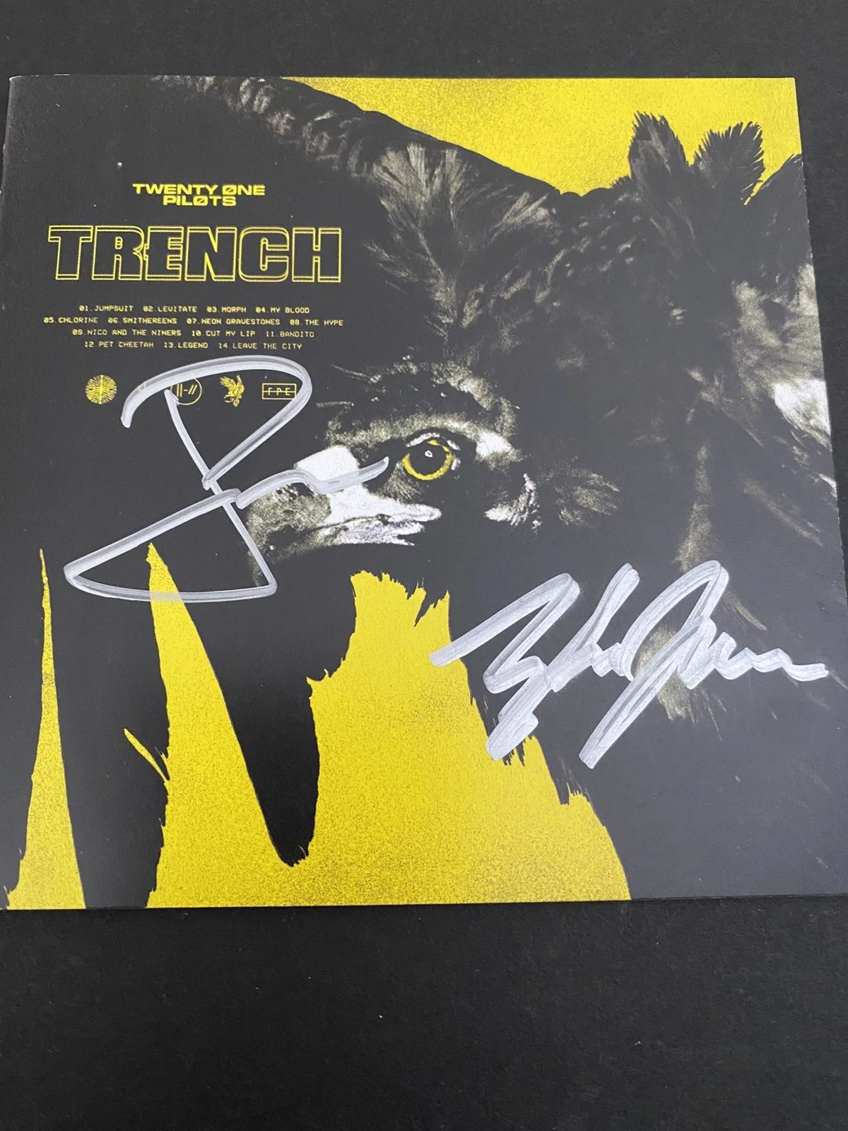 Twenty One Pilots Signed Autographed Trench CD with slipcase, image 2