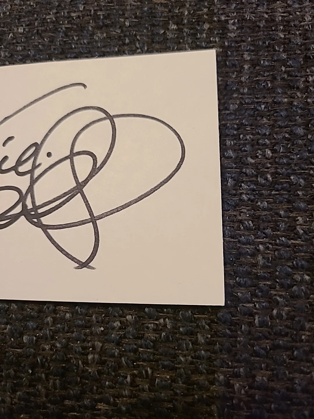 Vince Gill Autographed Index Card With COA, изображение 5