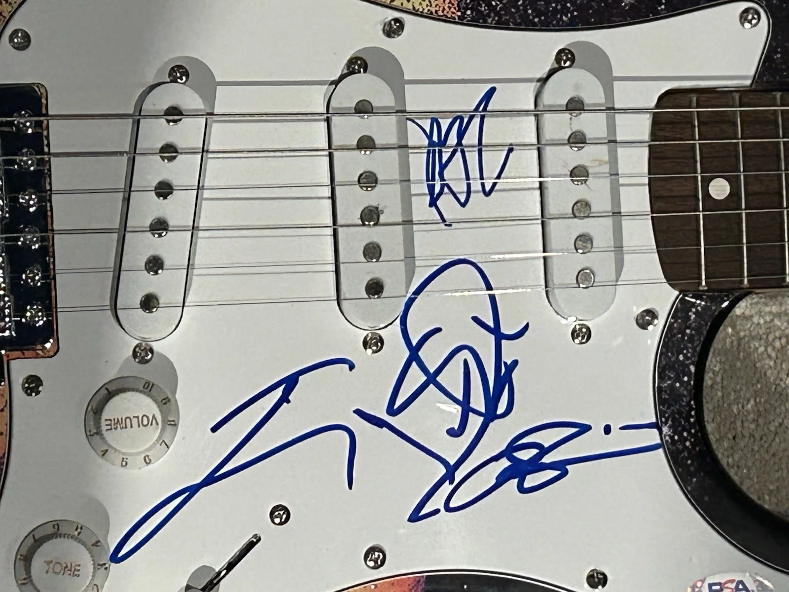 The Struts Signed Guitar Autographed Custom Artwork PSA COA, image 4