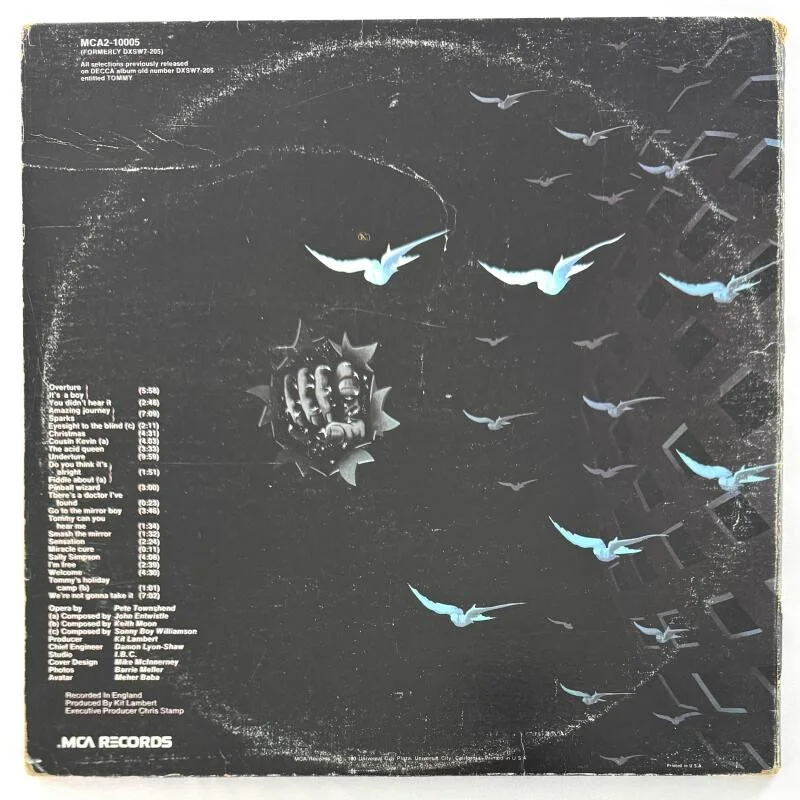 Roger Daltrey, Pete Townshend — Roger Daltrey Pete Townshend Signed Autograph The Who Tommy Album w/ Beckett COA, image 2