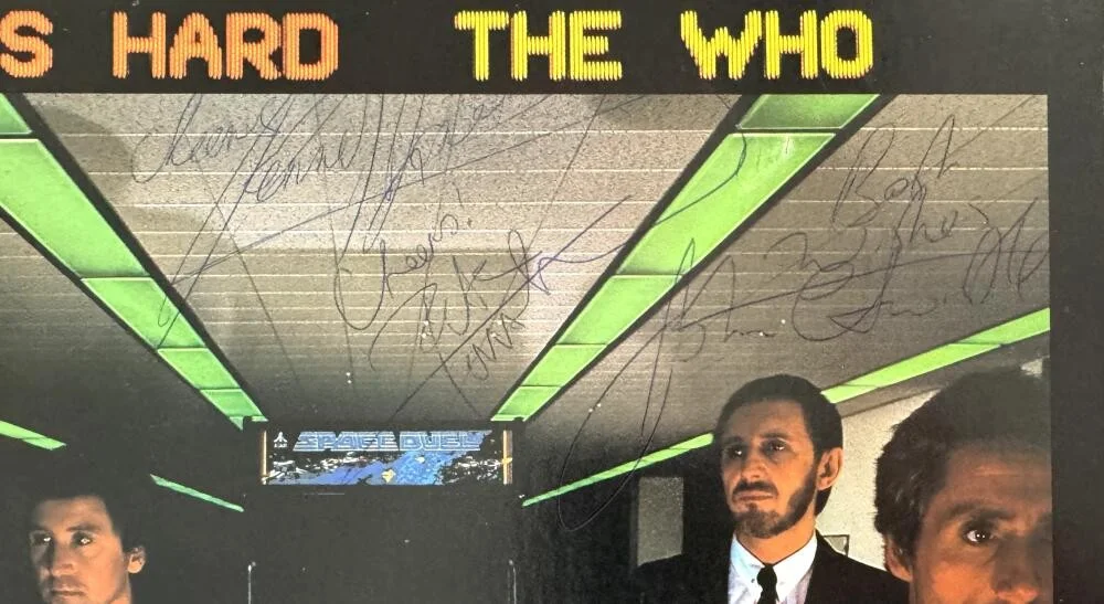 Roger Daltrey, John Entwistle, Kenney Jones, Pete Townshend — The Who Full Band Signed Autograph Record - Pete Roger John Kenney Beckett COA, изображение 3