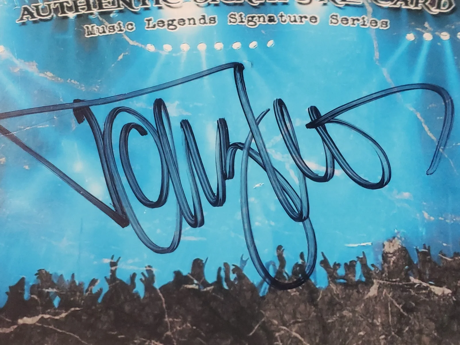 Tommy Lee Signed Autograph Card Motley Crue Prestige 2014, изображение 2