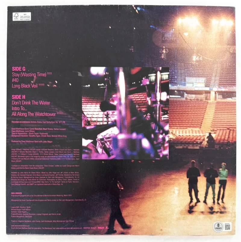 Carter Beauford, Stefan Lessard, Dave Matthews — Dave Matthews Carter & Stefan Signed Autograph DMB Band Album Record Beckett COA, image 2