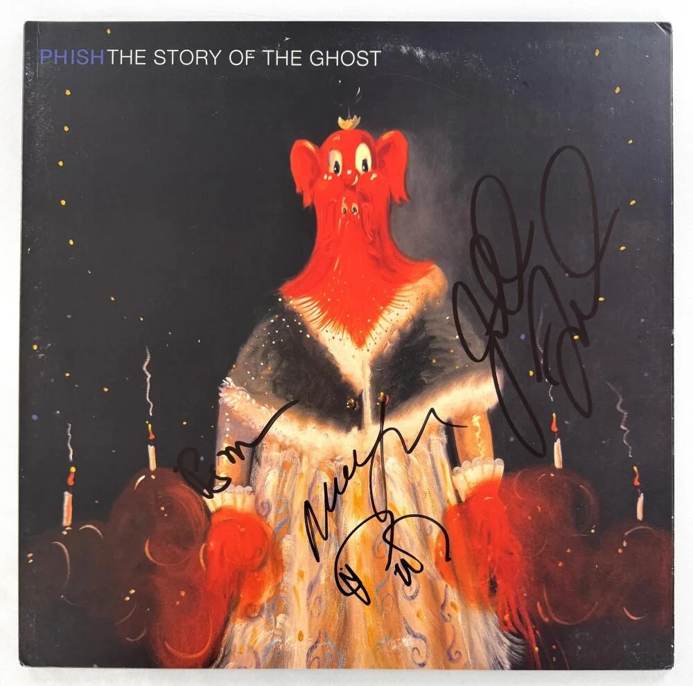 Trey Anastasio, Jon Fishman, Mike Gordon, Page McConnell — Phish Full Band Signed Autograph Album Vinyl Record - Jon Fishman +3 Beckett COA