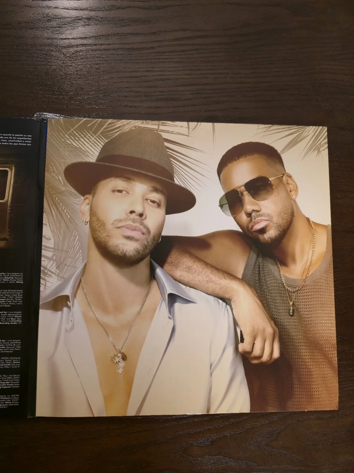 Romeo Santos and Prince Royce Signed Insert Vinyl “BETTER LATE THAN NEVER”, image 5