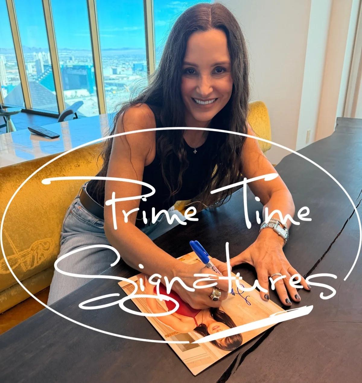 Lisa Ann — Hot Sexy Lisa Ann Signed 8x10 Photo Adult Star Authentic Autograph Beckett, изображение 2
