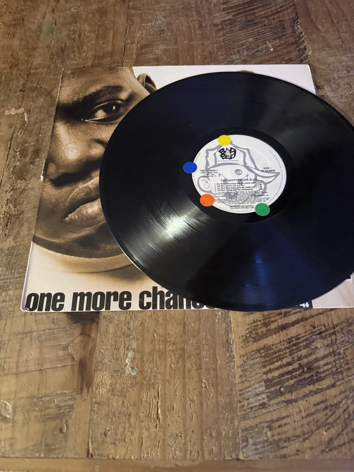 Notorious BIG Signed Vinyl Album One More Chance, изображение 2