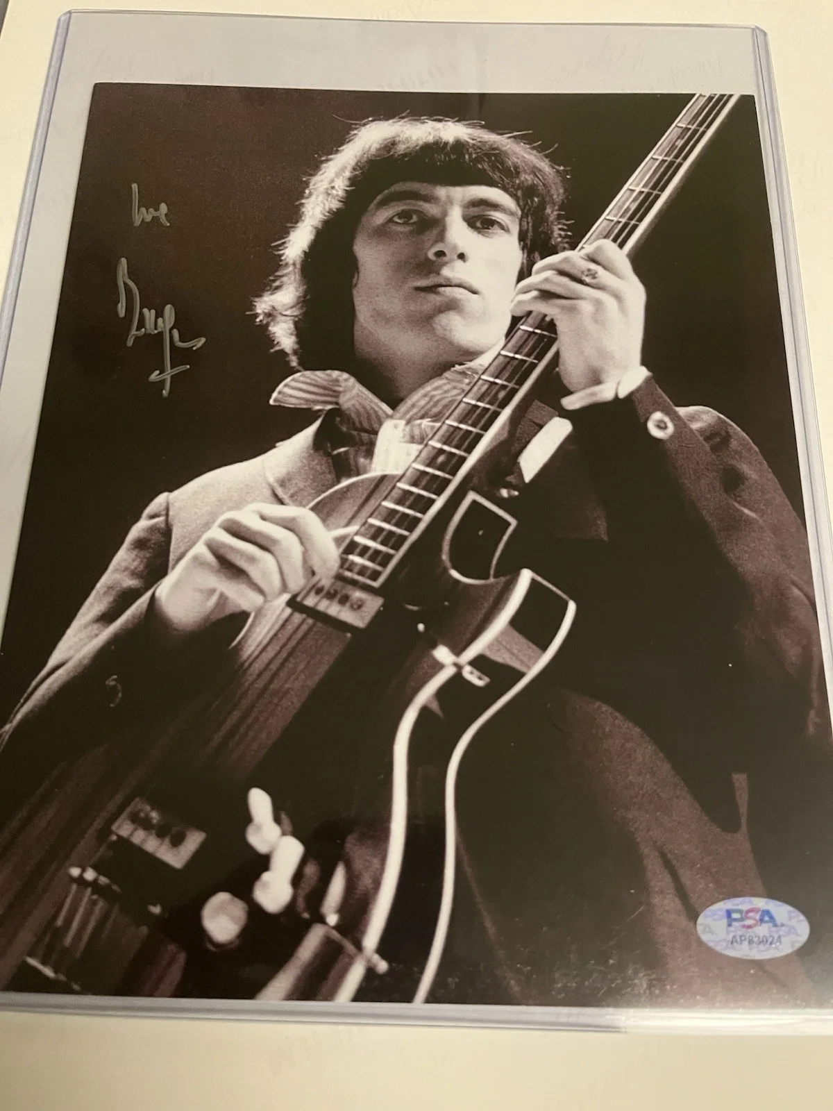 Autographed Bill Wyman 8x10 Rolling Stones Photo PSA Signed Auto Authentic, изображение 4