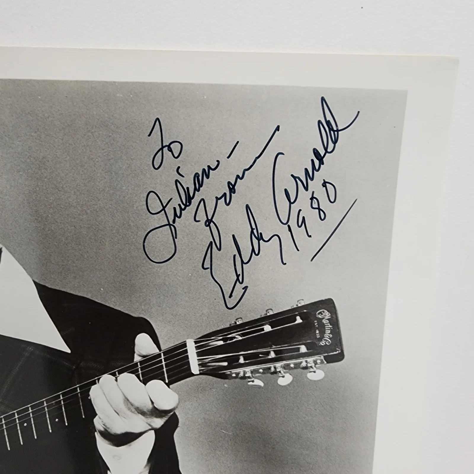 Vintage EDDY ARNOLD (1918-2008) Autographed 8x10 B&W Photo - Country Music (#2), изображение 2