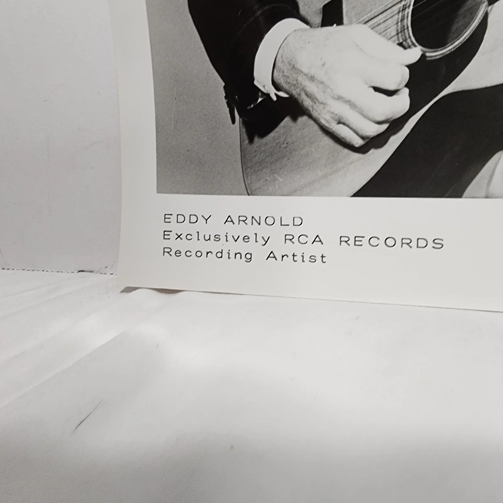 Vintage EDDY ARNOLD (1918-2008) Autographed 8x10 B&W Photo - Country Music (#2), изображение 4