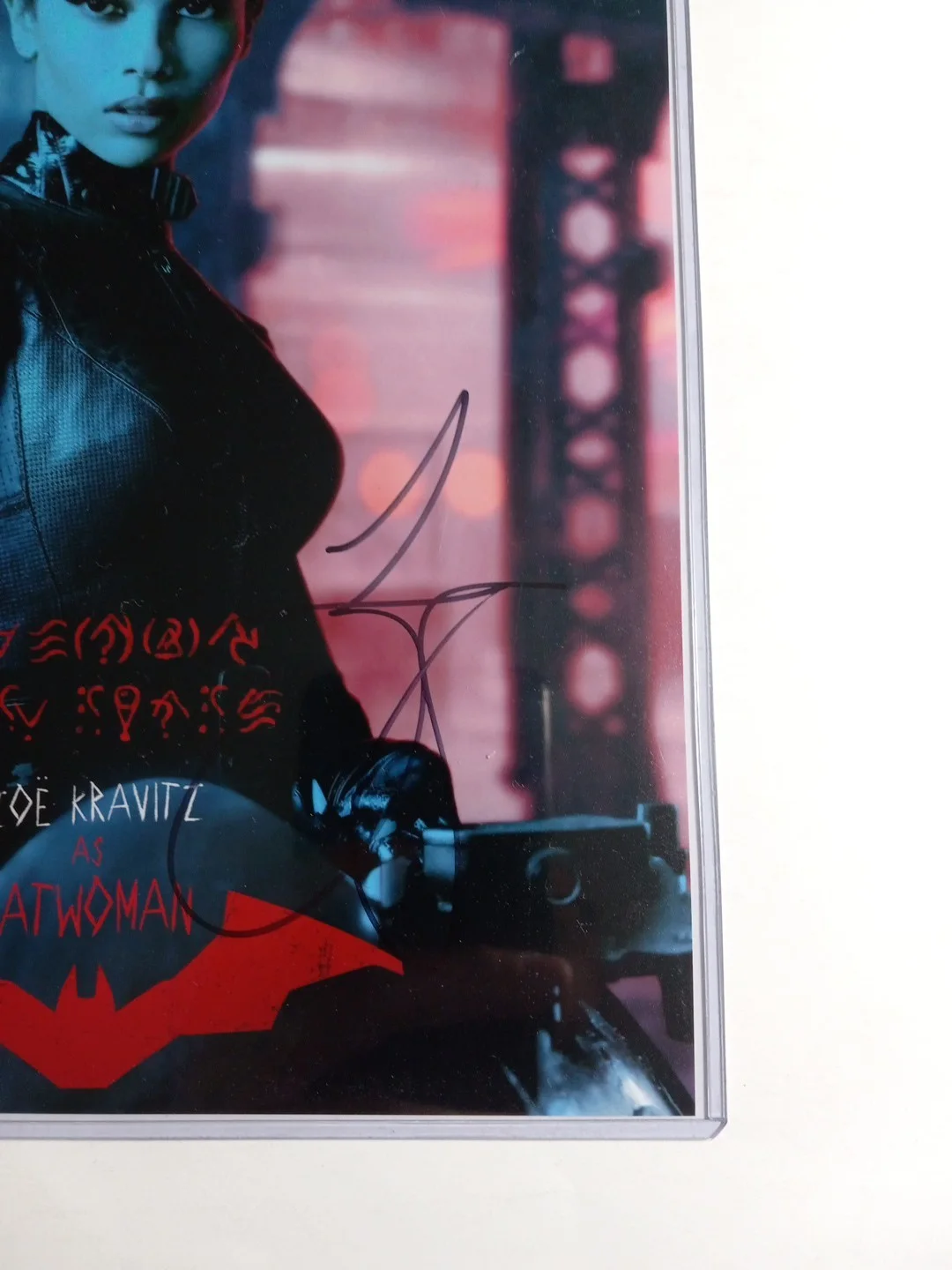 Zoe Kravitz — Zoe Kravitz Autographed The Batman Selina Kyle 8x10 Photo With C.O.A. Signed, image 2