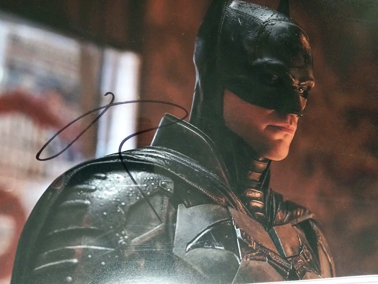 Robert Pattinson Autographed The Batman 8x10 Photo With C.O.A. Signed, image 2
