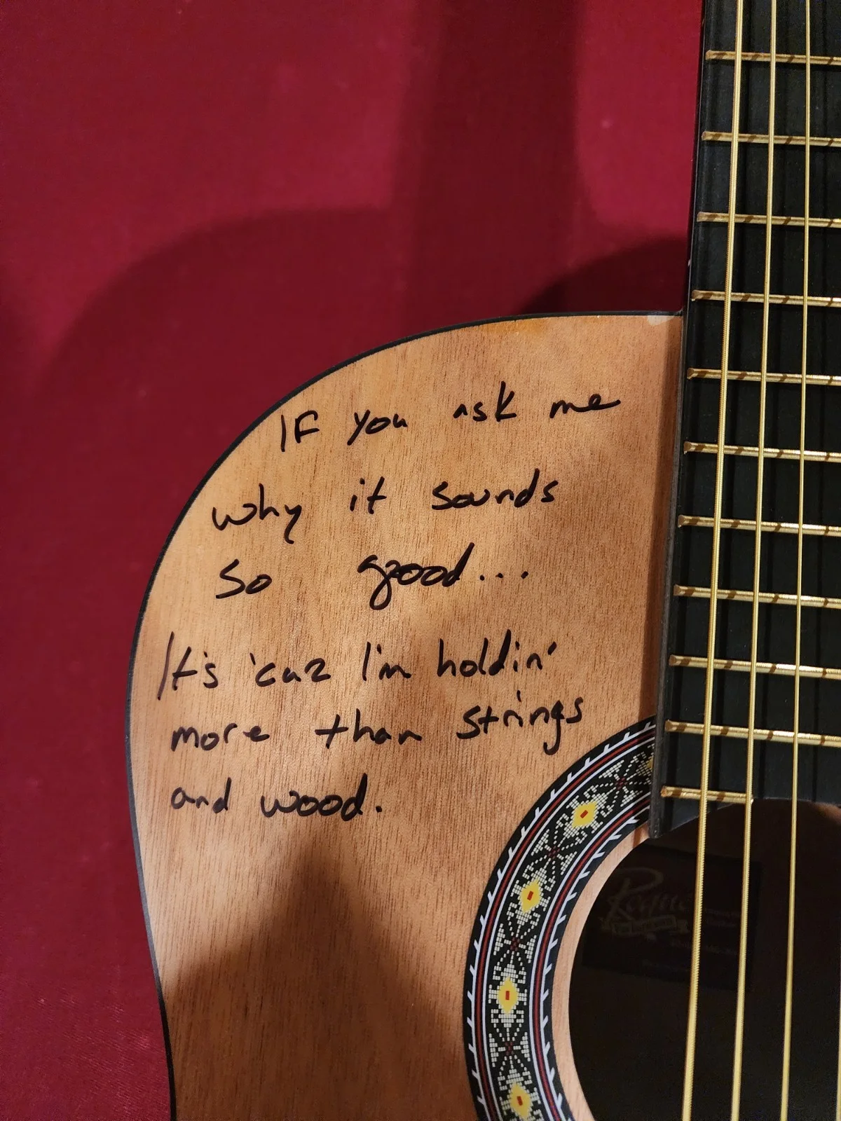 Ashley McBryde Autographed Guitar, image 3