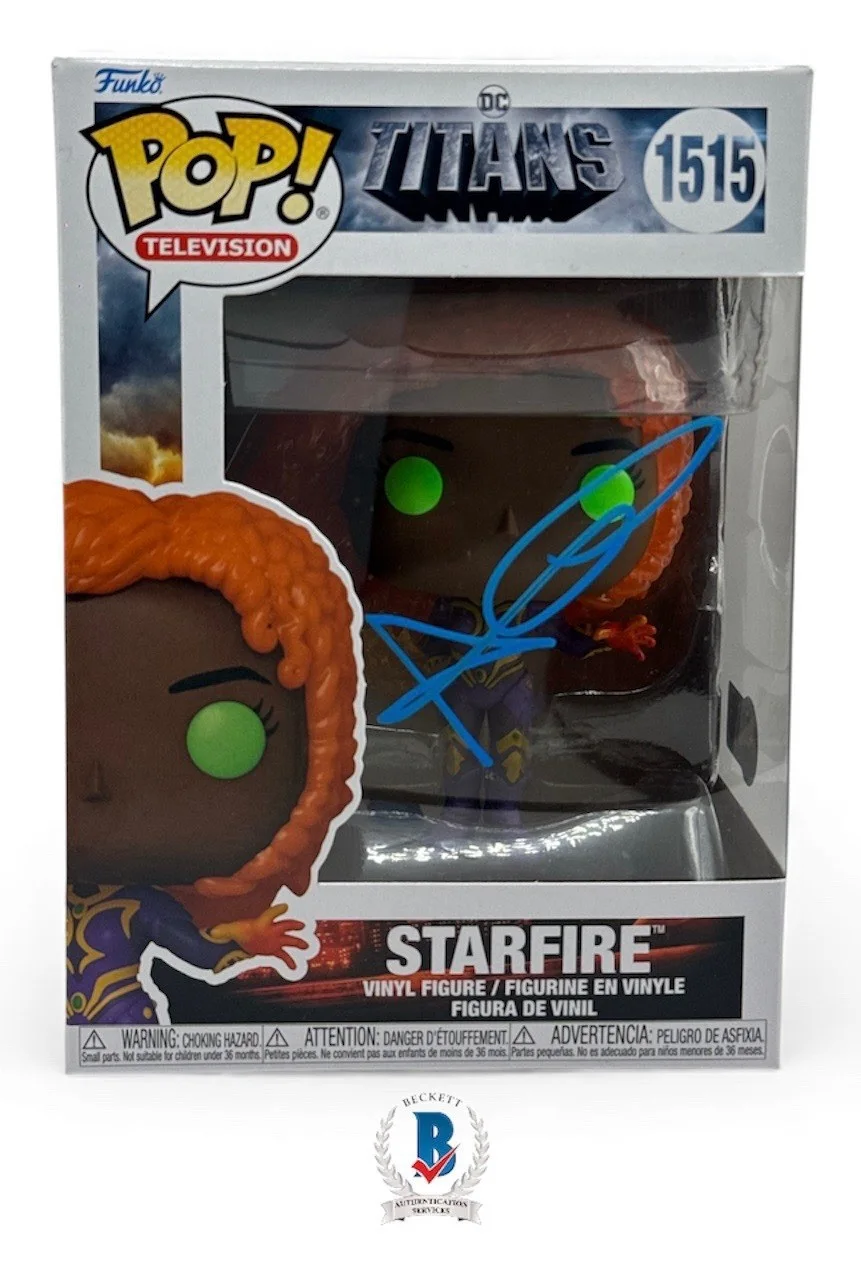 Anna Diop — Anna Diop Autograph Signed DC Titans Funko Pop with Beckett COA