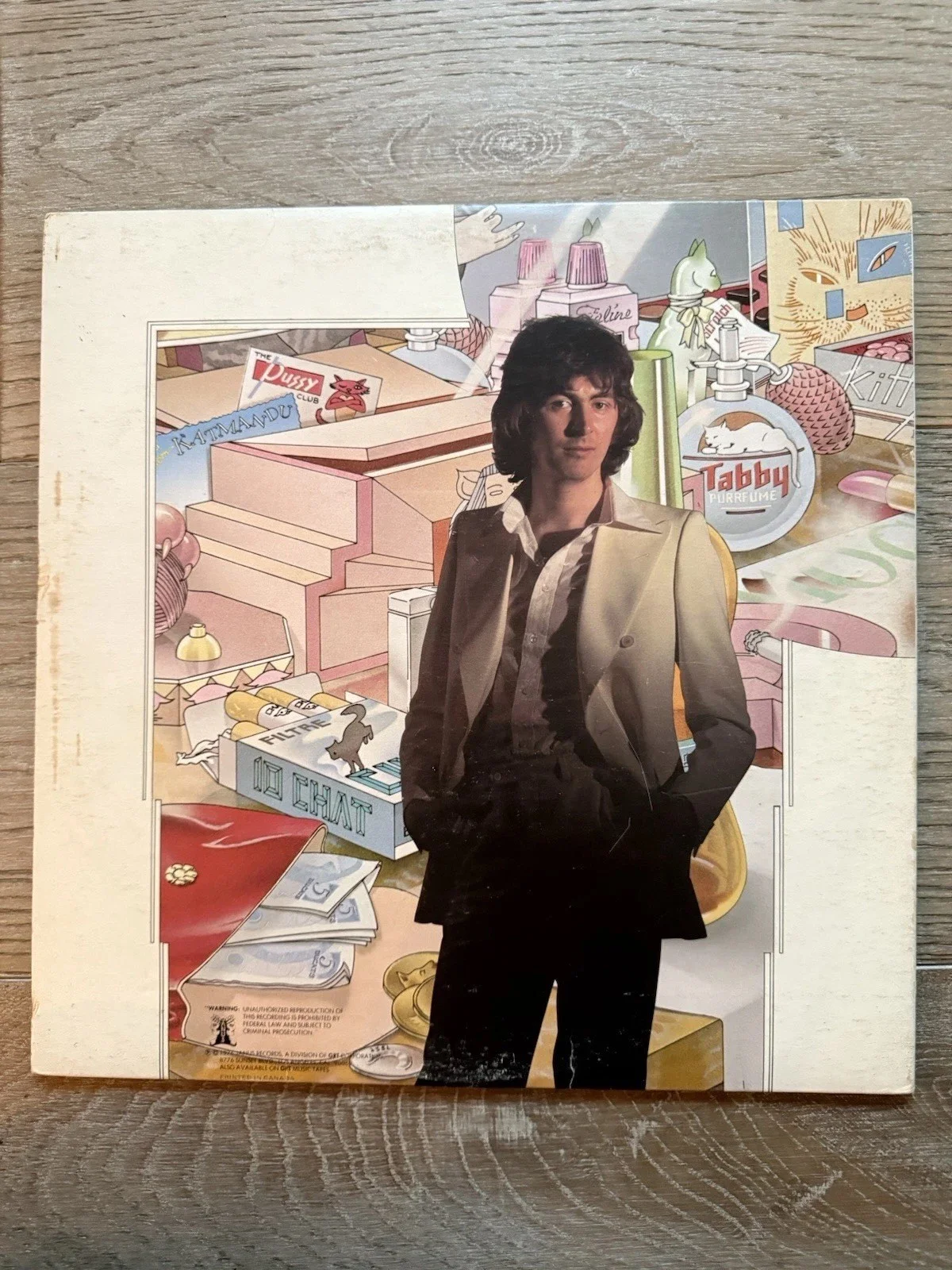 Al Stewart autographed Year Of The Cat album, image 3