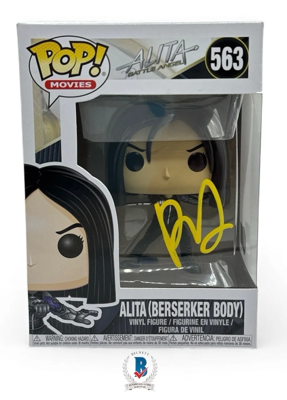 Rosa Salazar — Rosa Salazar Autograph Signed Alita (Berserker Body) Funko Pop with Beckett COA