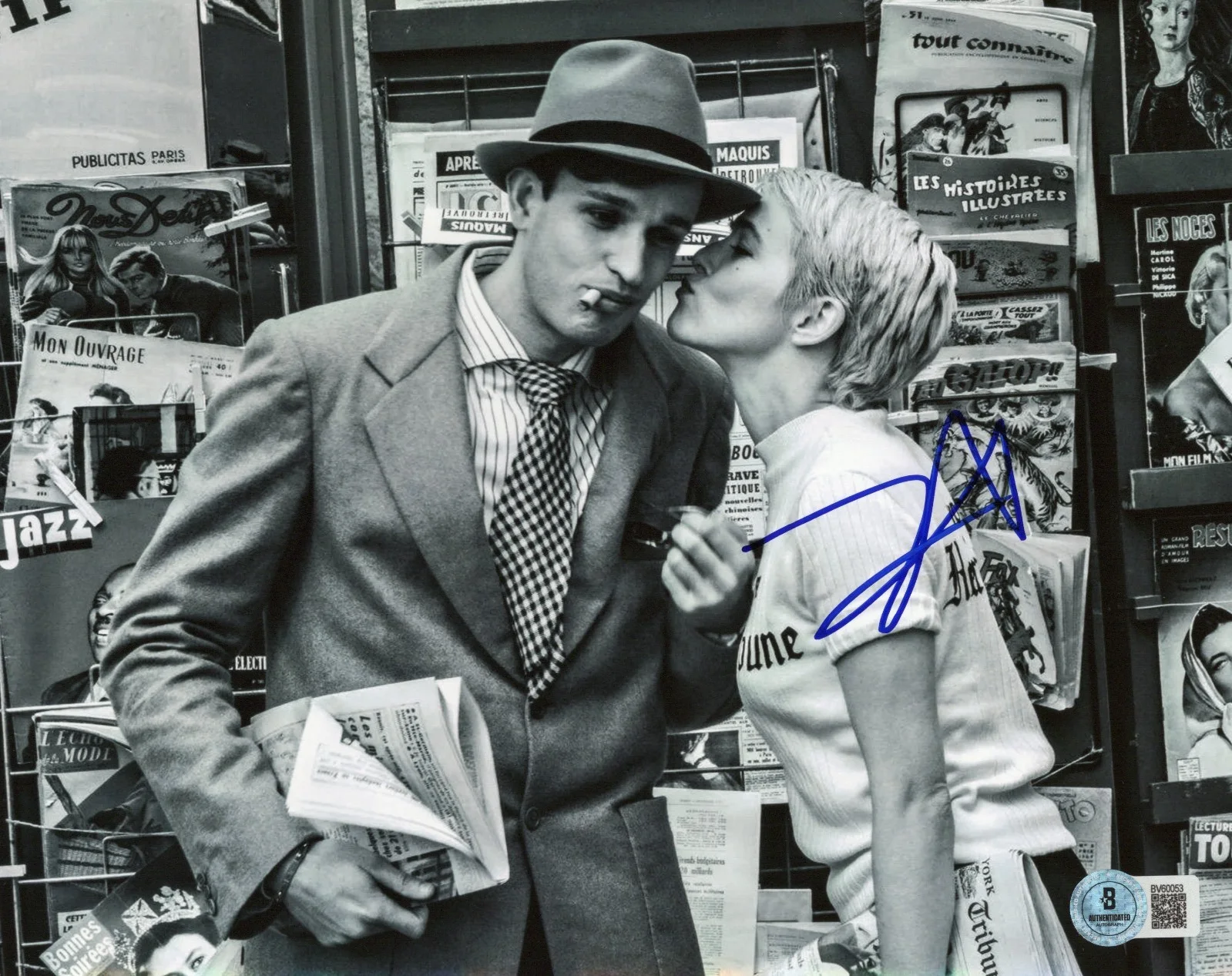 ZOEY DEUTCH SIGNED 'NOUVELLE VAGUE' 8x10 MOVIE PHOTO 2 AUTOGRAPH BECKETT BAS COA, изображение 2