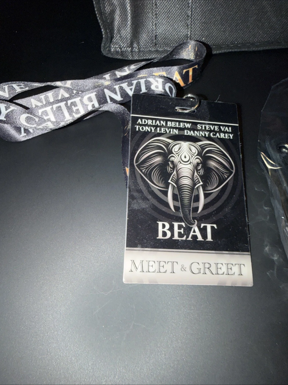 Beat Tour SIGNED Poster 2024 Danny Carey Steve Vai KING CRIMSON Tool VIP PACKAGE, изображение 3