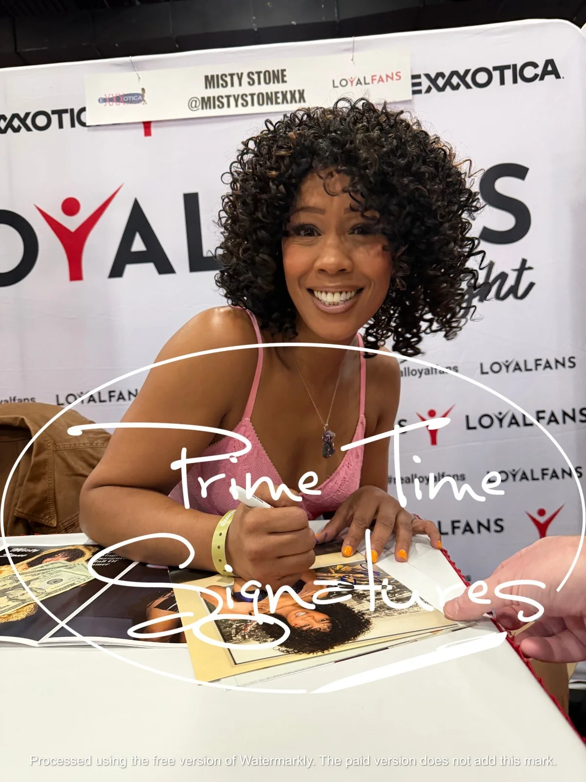 Misty Stone — Hot Sexy Misty Stone Signed 8x10 Photo Adult Star Authentic Autograph Beckett, изображение 2