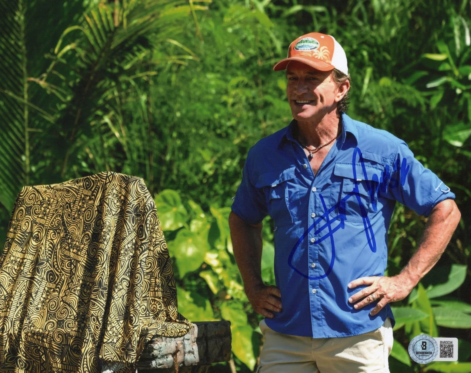 JEFF PROBST SIGNED SURVIVOR TV SHOW HOST 8x10 PHOTO AUTOGRAPH BAS BECKETT COA, image 2