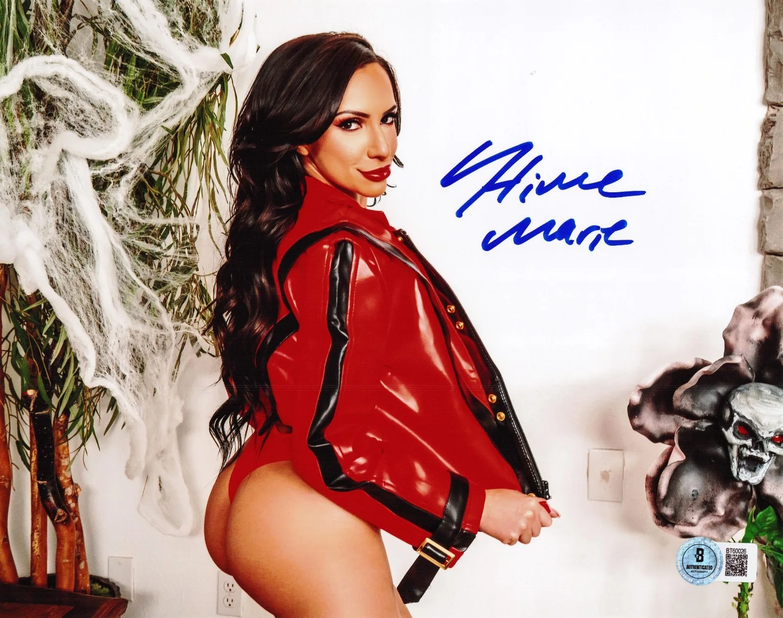 Hime Marie — Hot Sexy Hime Marie Signed 8x10 Photo Adult Star Authentic Autograph Beckett