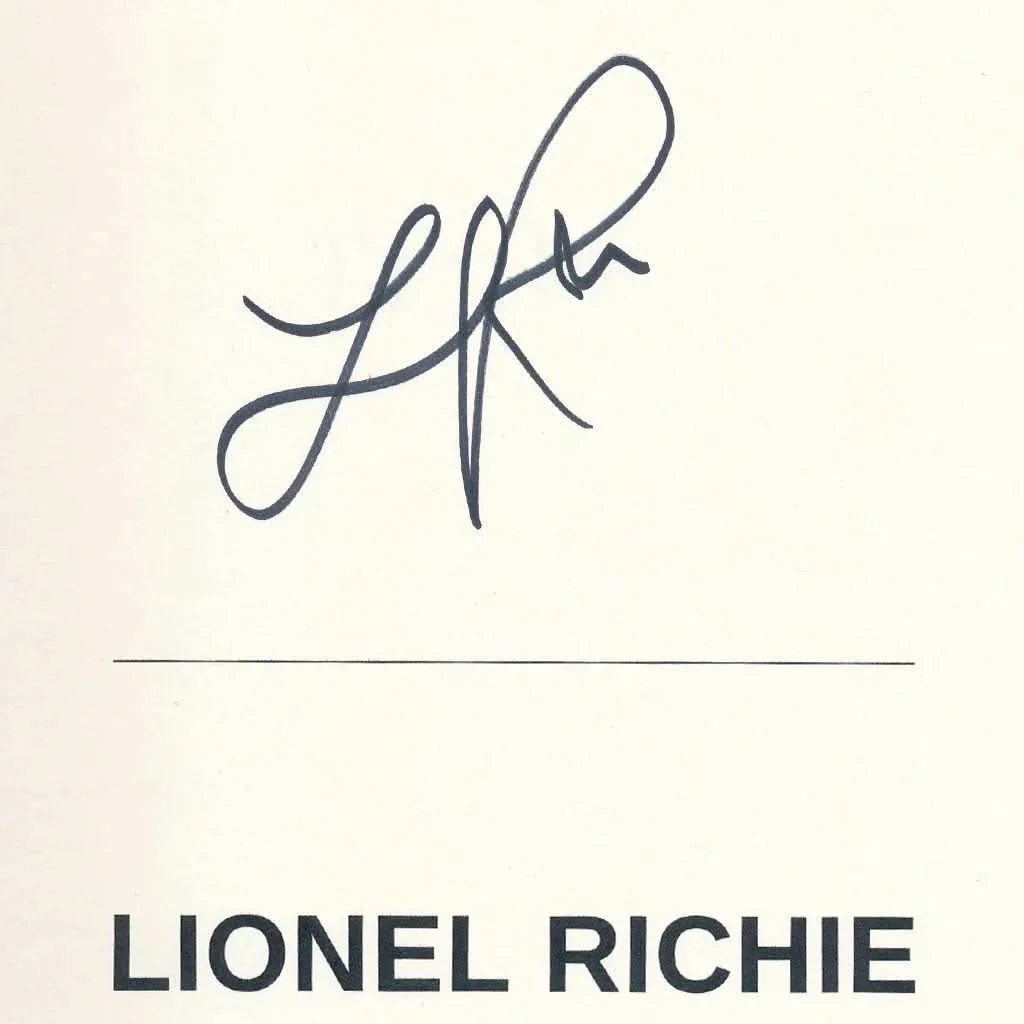 Lionel Richie TRULY Signed First Edition Hardcover Book, image 2