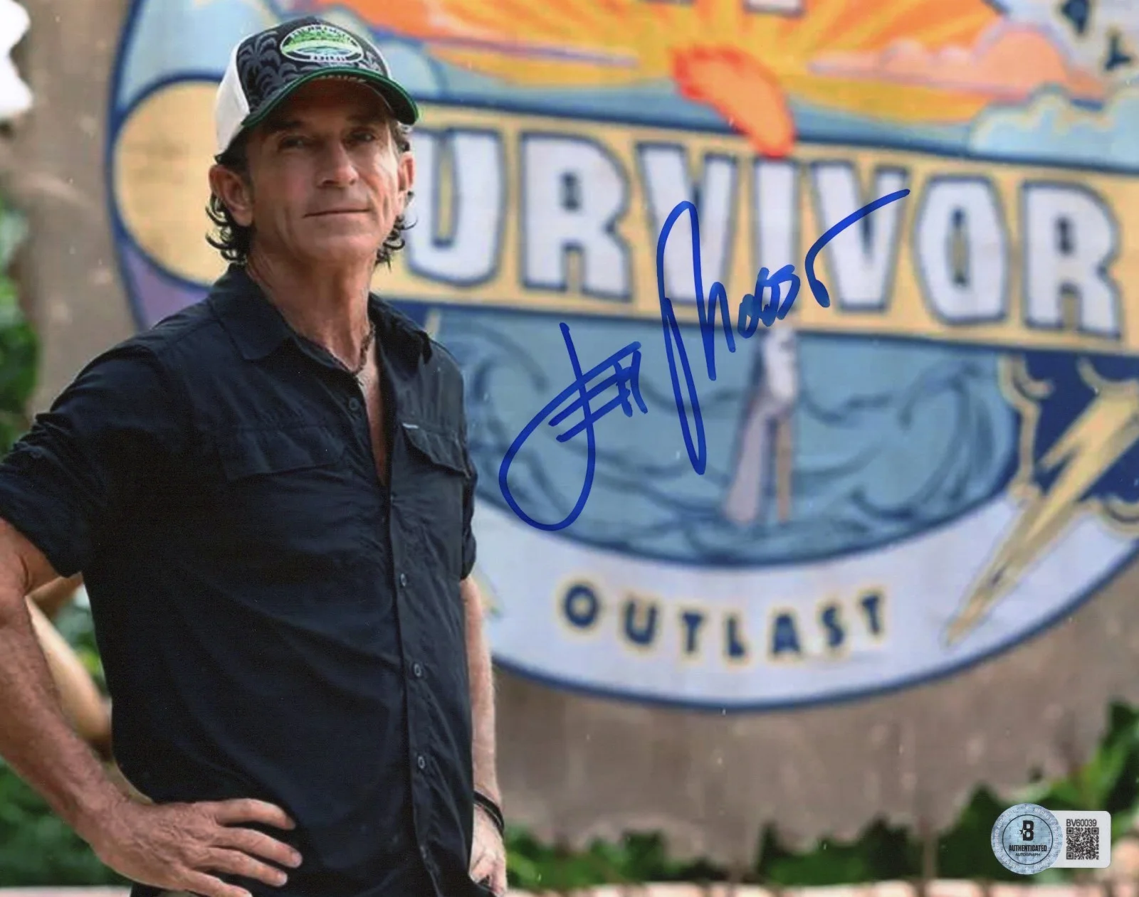 JEFF PROBST SIGNED SURVIVOR TV SHOW HOST 8x10 PHOTO 2 AUTOGRAPH BAS BECKETT COA, изображение 2