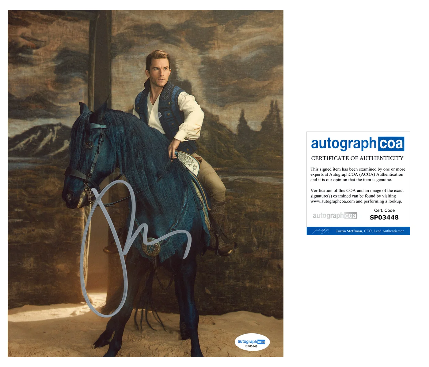 Jonathan Bailey Wicked Autographed Signed 8x10 Photo ACOA, image 2