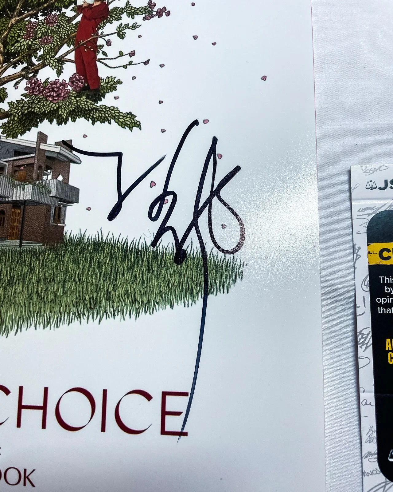 Park Chan-wook — Park Chan-wook director Signed NO OTHER CHOICE 12x18 Photo EXACT Proof JSA, image 2