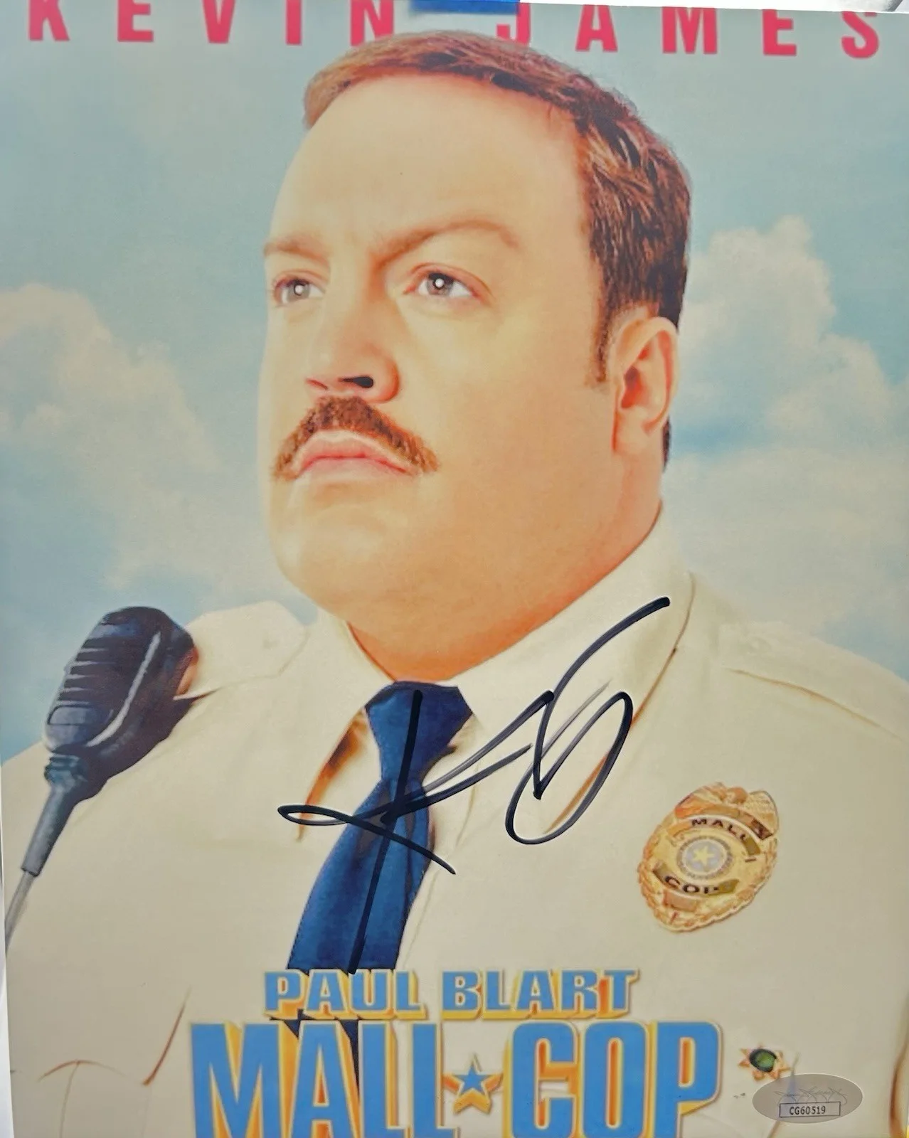 Kevin James — Kevin James Signed 8x10 Photo Paul Blart Mall Cop Autographed JSA COA