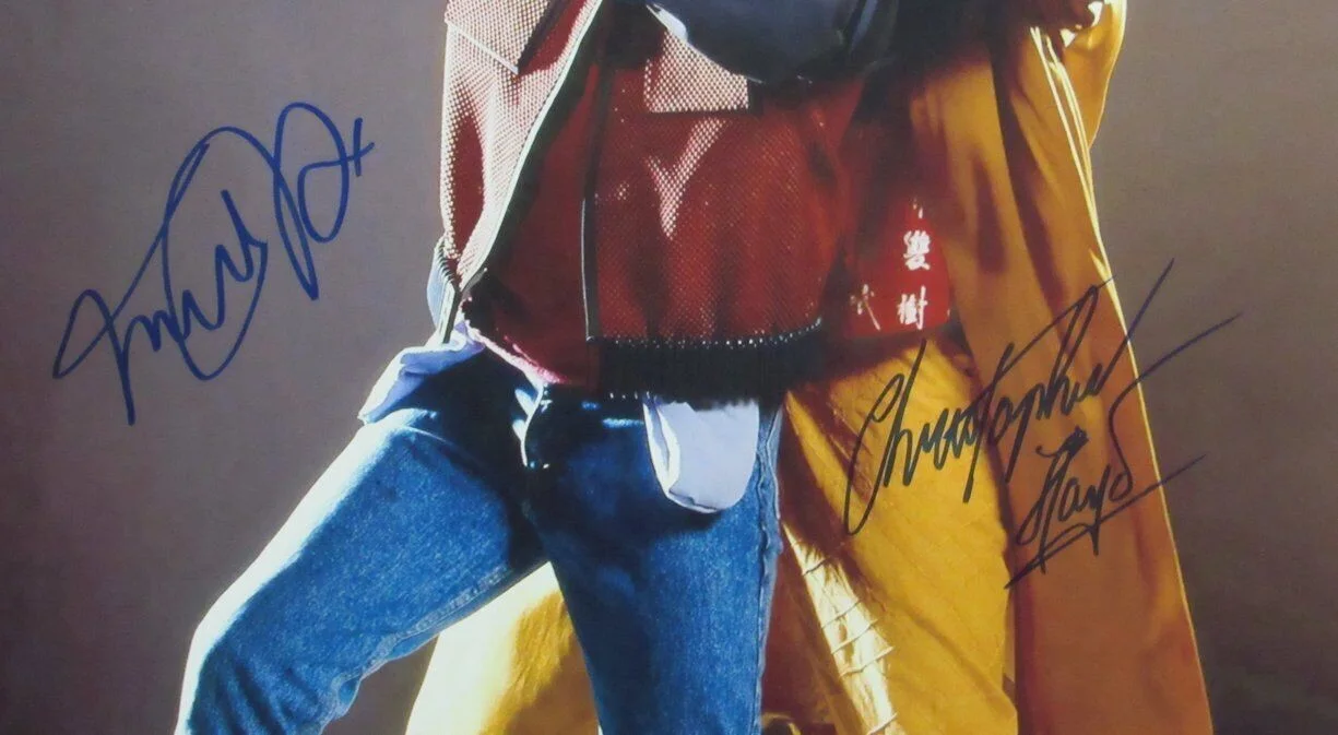 Christopher Lloyd/Michael J Fox Signed Back to the Future 16x20 Photo BAS/JSA 79, image 2