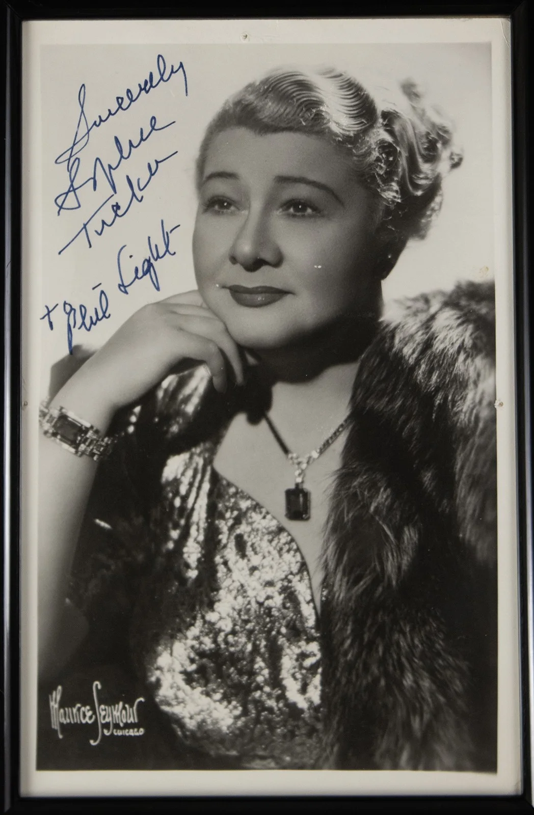 Sophie Tucker — SOPHIE TUCKER - AUTOGRAPHED INSCRIBED PHOTOGRAPH, image 2
