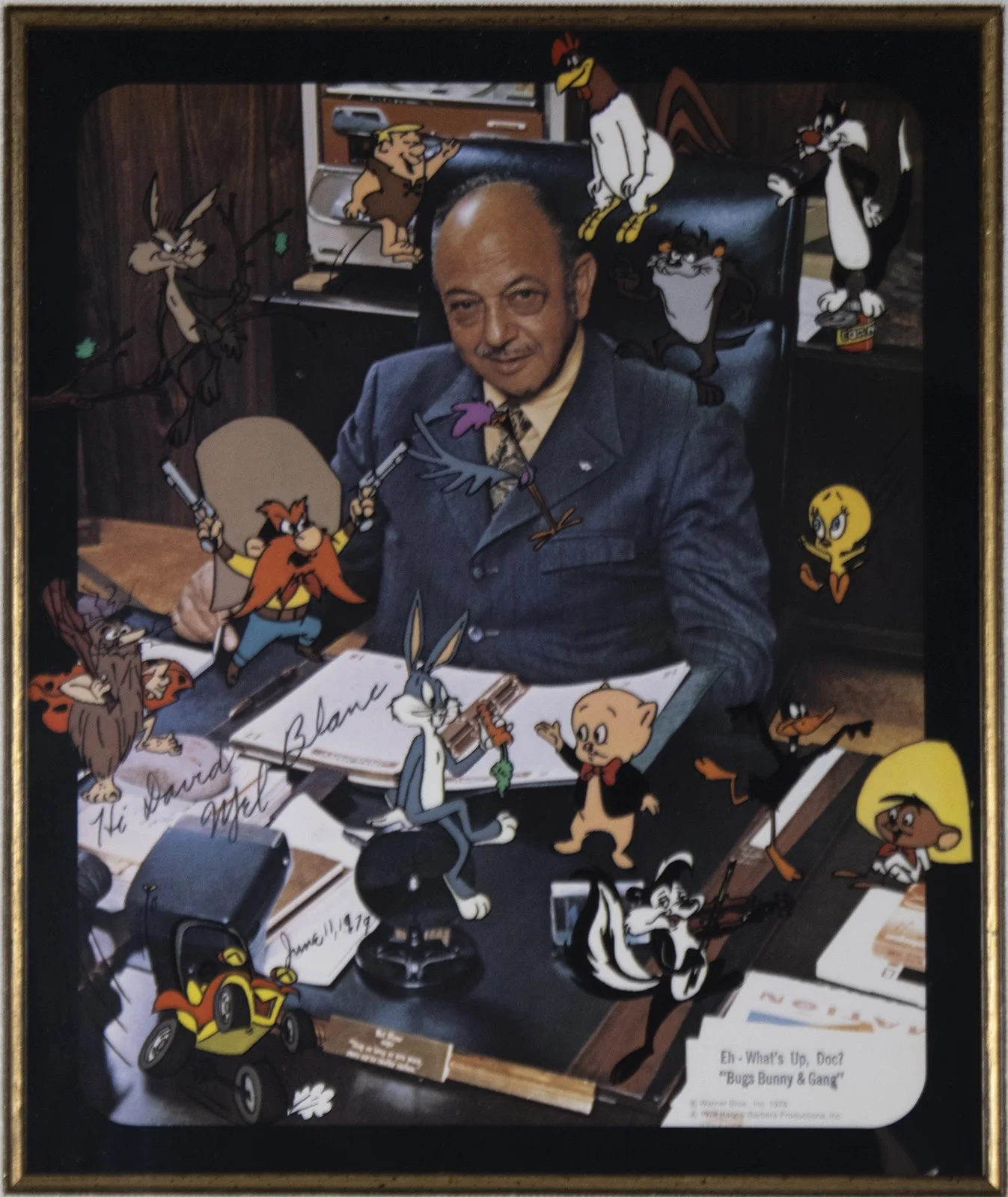 Mel Blanc — MEL BLANC - AUTOGRAPHED INSCRIBED PHOTOGRAPH 06/11/1979, image 2