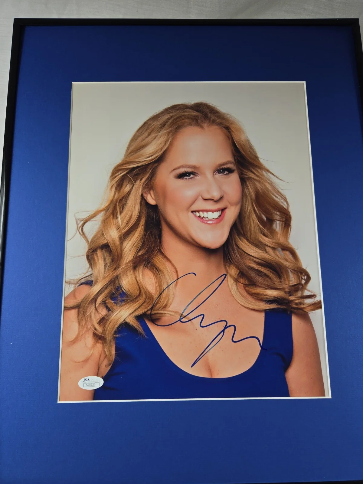 Amy Schumer Signed Photo Framed 16x20 JSA Trainwreck, image 2
