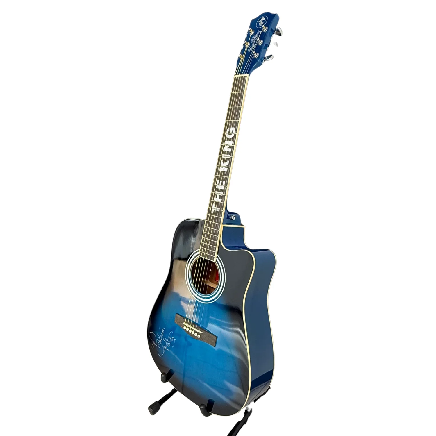 Limited Edition "The King" Acoustic Guitar - Signed By Richard Petty w/ COA, image 2