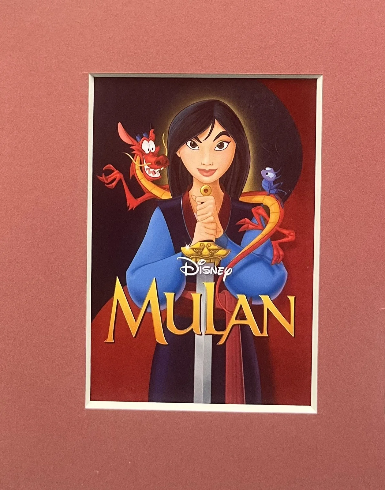 MULAN. 35mm Film Cell Mounted Display, image 2