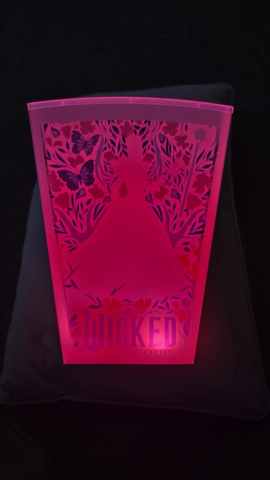 Cineworld Wicked For Good LED Light Up Limited Edition Popcorn Bucket BRAND NEW, изображение 2