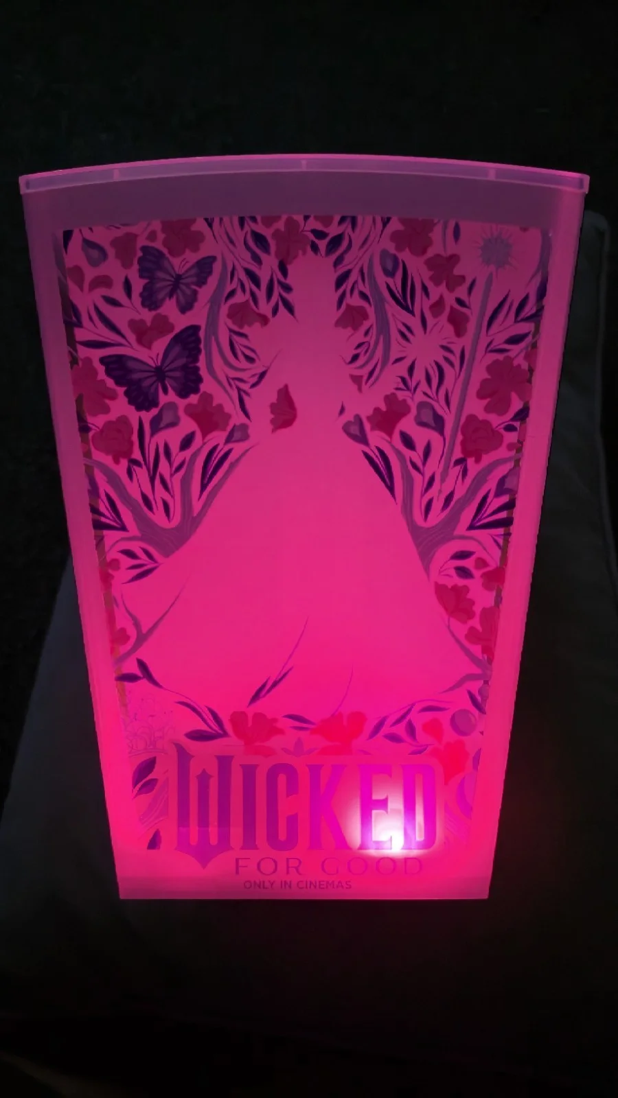 Cineworld Wicked For Good LED Light Up Limited Edition Popcorn Bucket BRAND NEW, изображение 3