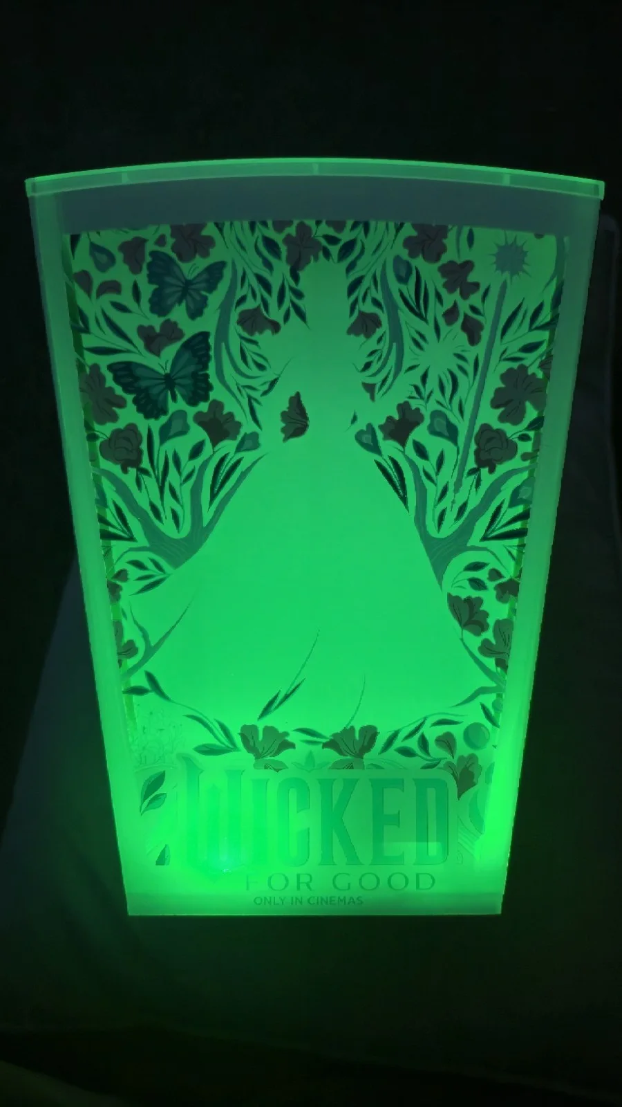 Cineworld Wicked For Good LED Light Up Limited Edition Popcorn Bucket BRAND NEW, изображение 5