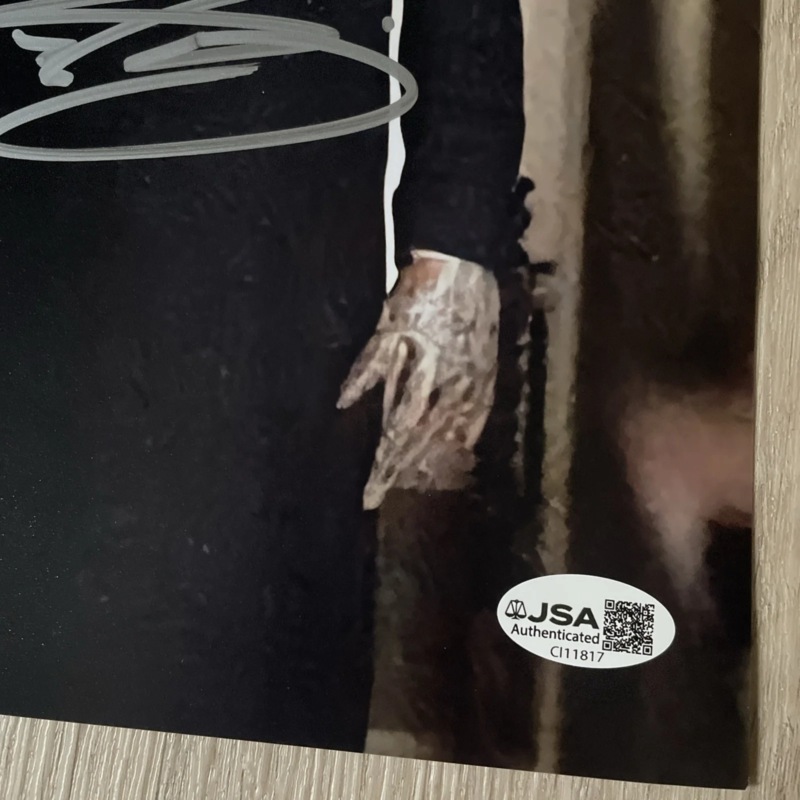Nick King autograph Bagul Sinister 8x10 photo JSA authenticated, image 4