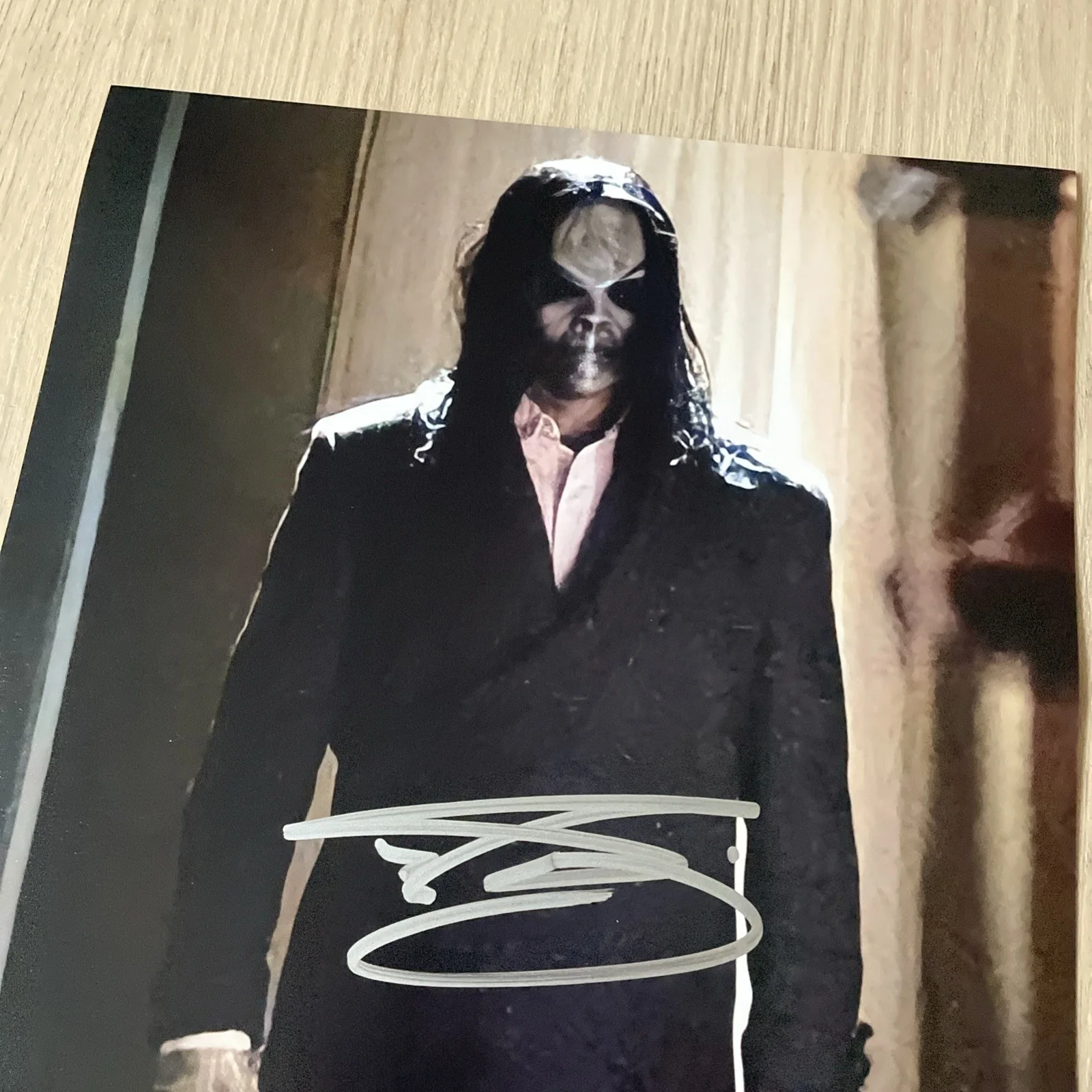 Nick King autograph Bagul Sinister 8x10 photo JSA authenticated, image 5