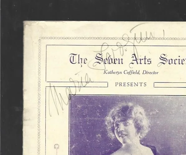 1920's Hand Signed program by Maria Ivogün Hungarian coloratura soprano, image 2