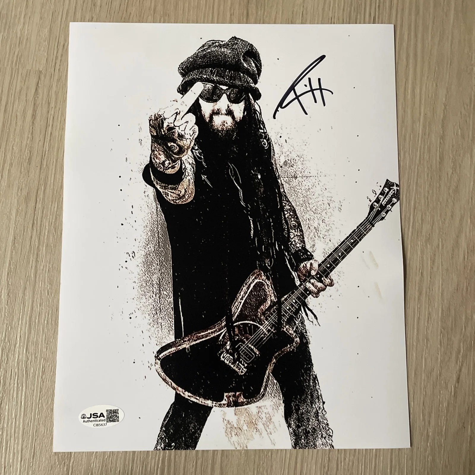 Riggs signed 8x10 photo JSA Authenticated Rob Zombie Autograph, image 2