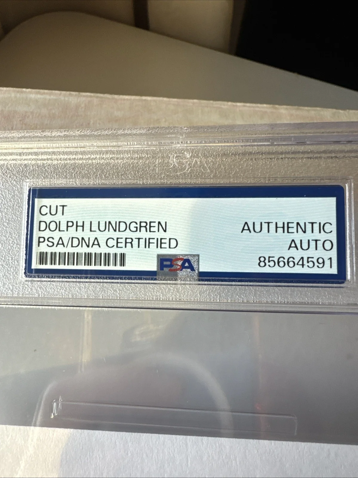 Dolph Lundgren — Dolph Lundgren signed PSA DNA Cut Cards Rocky IV Ivan Drago🥊, image 2