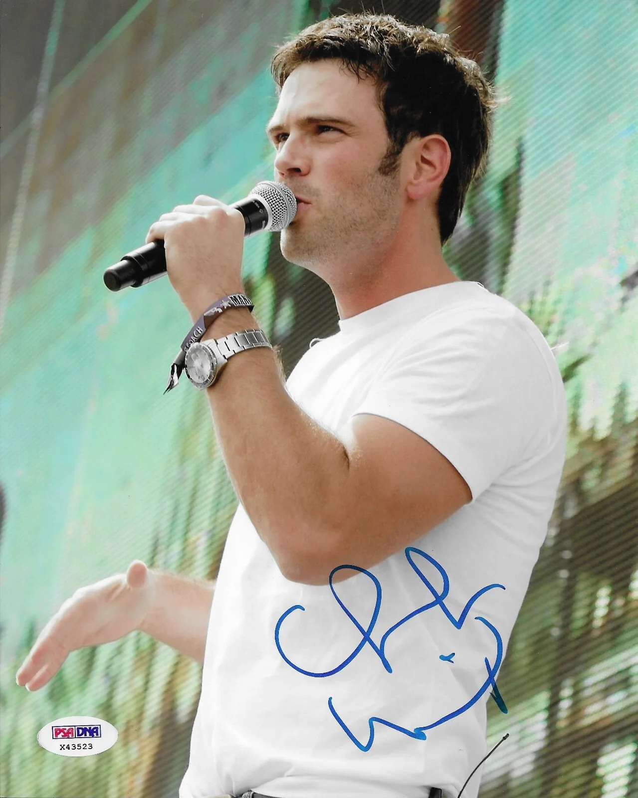 Chuck Wicks — Chuck Wicks Signed 8x10 Photo Autographed PSA/DNA COA DWTS Dancing with Stars 3
